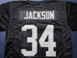 Bo Jackson of the Oakland Raiders signed autographed football jersey PAAS COA 462