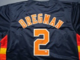 Alex Bregman of the Houston Astros signed autographed baseball jersey PAAS COA 363