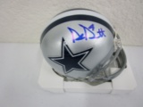 Dak Prescott of the Dallas Cowboys signed autographed mini football helmet PAAS COA 290