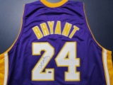 Kobe Bryant of the LA Lakers signed autographed basketball jersey CA COA 727