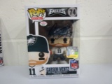 Carson Wentz of the Philadelphia Eagles signed autographed Funko POP figure PAAS COA 197