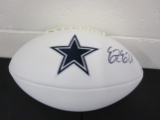 Ezekiel Elliott of the Dallas Cowboys signed autographed logo football PAAS COA 853