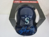 Ken Griffey Jr of the Seattle Mariners signed autographed Baseball Mini Helmet ATL COA 007