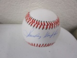 Sandy Koufax of the LA Dodgers signed autographed baseball CA COA 351