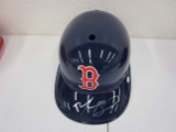 Mookie Betts of the Boston Red Sox signed autographed souvenir batting helmet PAAS COA 300