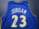 Michael Jordan of the Washington Wizards signed autographed basketball jersey ATL COA 506