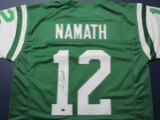 Joe Namath of the New York Jets signed autographed football jersey CA COA 731