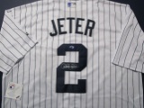 Derek Jeter of the New York Yankees signed autographed baseball jersey CA COA 643