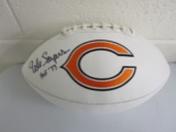 Gale Sayers of the Chicago Bears signed autographed logo football GTSM COA
