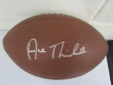 Adam Thielen of the Minnesota Vikings signed autographed brown football TSE COA