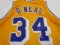 Shaquille O'Neal of the LA Lakers signed autographed basketball jersey PAAS COA 662