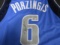Kristaps Porzingis of the Dallas Mavericks signed autographed basketball jersey PAAS COA 063