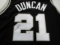 Tim Duncan of the San Anonio Spurs signed autographed basketball jersey PAAS COA 412