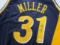 Reggie Miller of the Indiana Pacers signed autographed basketball jersey PAAS COA 703