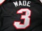 Dwyane Wade of the Miami Heat signed autographed basketball jersey PAAS COA 477