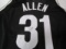 Jarrett Allen of the Brooklyn Nets signed autographed basketball jersey PAAS COA 577