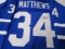 Auston Matthews of the Toronto Maple Leafs signed autographed hockey jersey PAAS COA 532