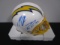 Phillip Rivers Melvin Gordon of the San Diego Chargers signed mini football helmet PAAS COA 770