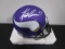 Kurt Cousins of the Minnesota Vikings signed autographed mini football helmet PAAS COA 816