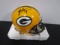 Brett Favre of the Green Bay Packers signed autographed mini football helmet PAAS COA 832