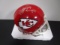 Travis Kelce of the Kansas City Chiefs signed autographed mini football helmet PAAS COA 792