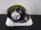 JuJu Smith Schuster of the Pittsburgh Steelers signed mini football helmet PAAS COA 943