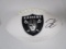 Derek Carr of the Oakland Raiders signed autographed logo football PAAS COA 672