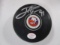 John Tavares of the New York Islanders signed autographed logo hockey puck PAAS COA 814