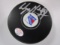 Wayne Gretzky of the New York Rangers signed autographed logo hockey puck PAAS COA 872