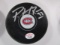 Patrick Roy of the Montreal Canadiens signed autographed logo hockey puck PAAS COA 898