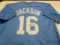 Bo Jackson of the Kansas City Royals signed autographed baseball jersey PAAS COA 638