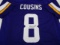 Kirk Cousins of the Minnesota Vikings signed autographed football jersey PAAS COA 779
