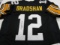 Terry Bradshaw of the Pittsburgh Steelers signed autographed football jersey PAAS COA 869