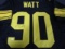 TJ Watt of the Pittsburgh Steelers signed autographed football jersey PAAS COA 155