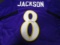 Lamar Jackson of the Baltimore Ravens signed autographed football jersey PAAS COA 190