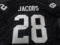 Josh Jacobs of the Oakland Raiders signed autographed football jersey PAAS COA 376