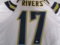 Phillip Rivers of the San Diego Chargers signed autographed football jersey PAAS COA 438