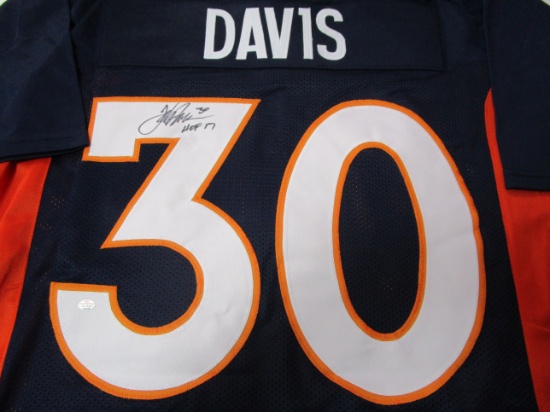 Terrell Davis of the Denver Broncos signed autographed football jersey PAAS COA 518