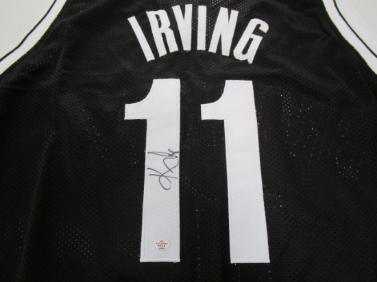 Kyrie Irving of the Brooklyn Nets signed autographed basketball jersey PAAS COA 693