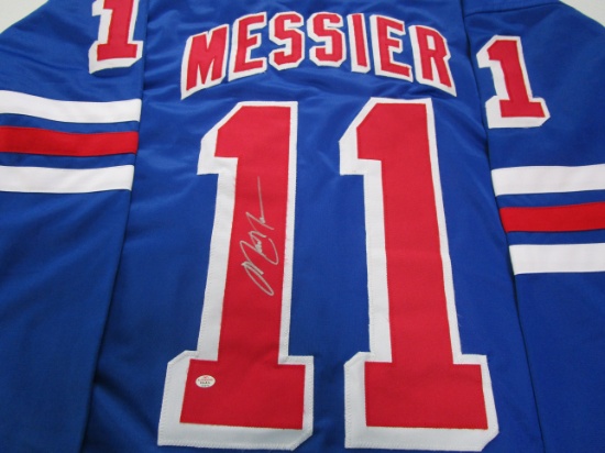 Mark Messier of the New York Rangers signed autographed hockey jersey PAAS COA 275