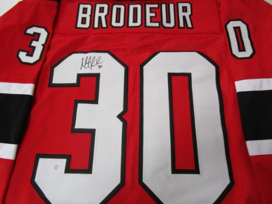 Martin Brodeur of the New Jersey Devils signed autographed hockey jersey PAAS COA 348