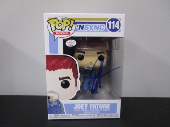 Joey Fatone of NSYNC signed autographed Funko Pop Figure PAAS COA 121