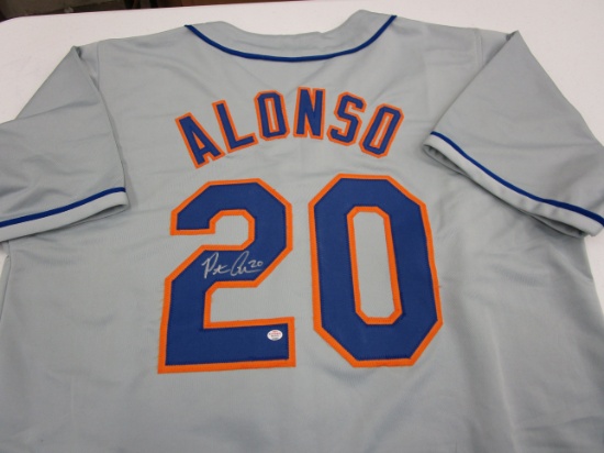 Peter Alonzo of the New York Mets signed autographed baseball jersey PAAS COA 649