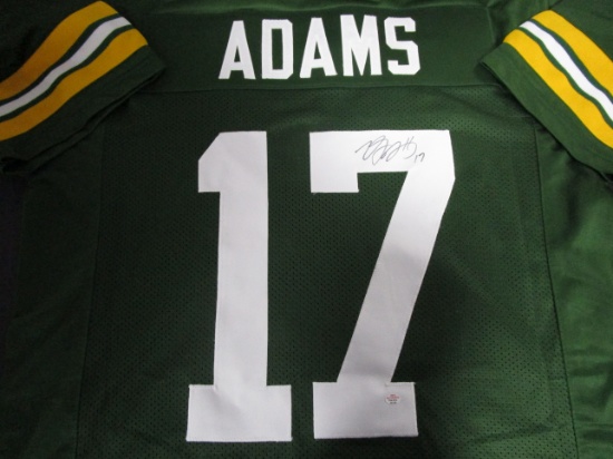 Davante Adams of the Green Bay Packers signed autographed football jersey PAAS COA 130