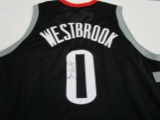 Russell Westbrook of the Houston Rockets signed autographed basketball jersey PAAS COA 687