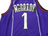 Tracy McGrady of the Toronto Raptors signed autographed basketball jersey PAAS COA 882