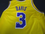 Anthony Davis of the Los Angeles Lakers signed autographed basketball jersey PAAS COA 017