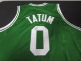 Jason Tatum of the Boston Celtics signed autographed basketball jersey PAAS COA 028