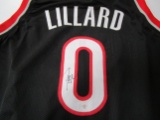 Damian Lillard of the Portland Trailblazers signed autographed basketball jersey PAAS COA 308
