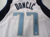 Luka Doncic of the Dallas Mavericks signed autographed basketball jersey PAAS COA 713